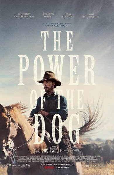 Poster of The Power of the Dog, the 2021 movie by Jane Campion