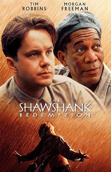 Poster of The Shawshank Redemption, the 1994 movie by Frank Darabont
