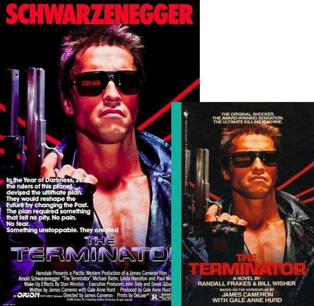 The Terminator. The 1984 movie compared to the movie novelization