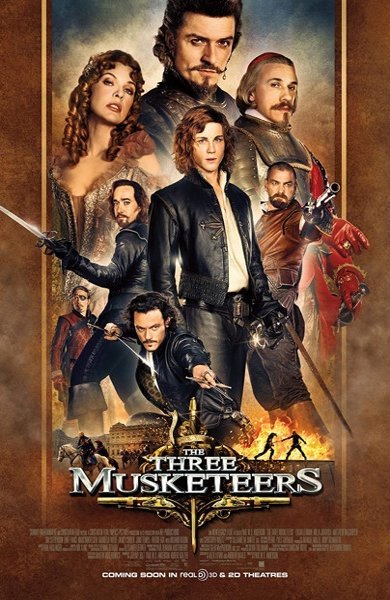 Poster of The Three Musketeers, the 2011 movie by Paul W.S. Anderson