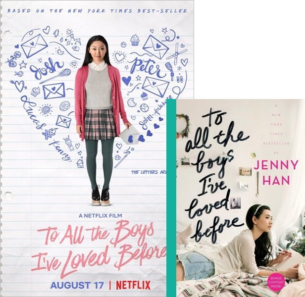 To All the Boys I've Loved Before. The 2018 movie compared to the 2014 book