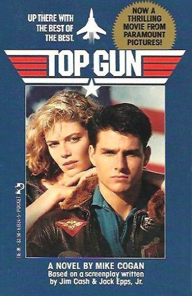 Cover of Top Gun, the 1986 book by Mike Cogan