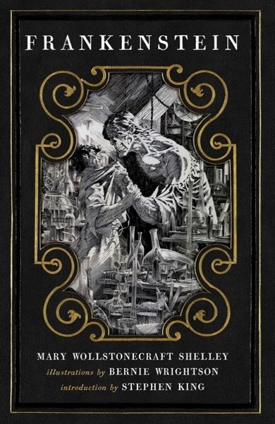 Cover of Frankenstein, the 1818 book by Mary Wollstonecraft Shelley