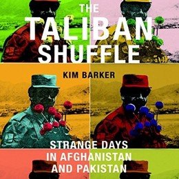 Audiobook cover of The Taliban Shuffle, the 2011 book by Kim Barker.