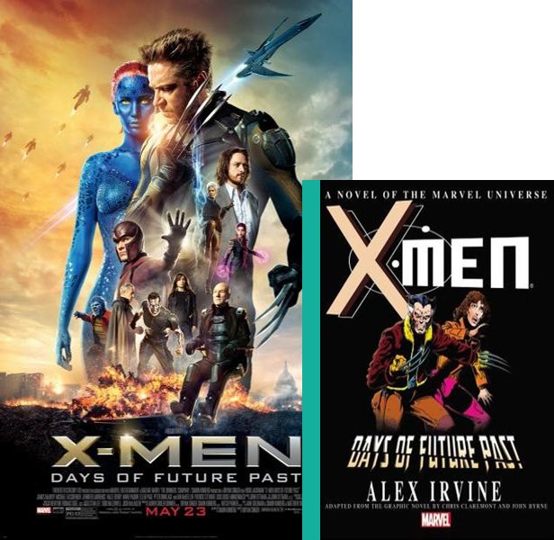 X-Men: Days of Future Past. The 2014 movie compared to the movie novelization