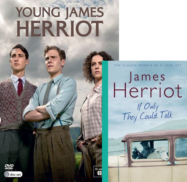 Young James Herriot. The 2011 TV series compared to the 1970 book, If Only They Could Talk
