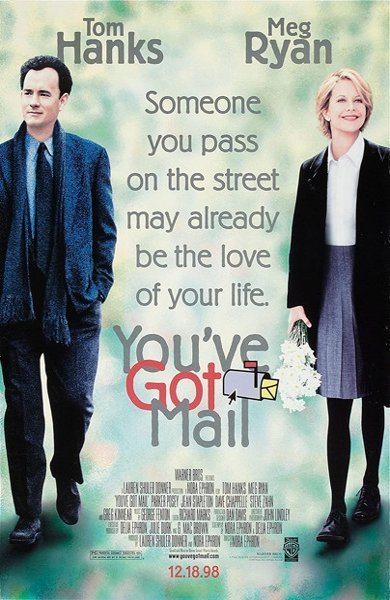 Poster of You've Got Mail, the 1998 movie by Nora Ephron