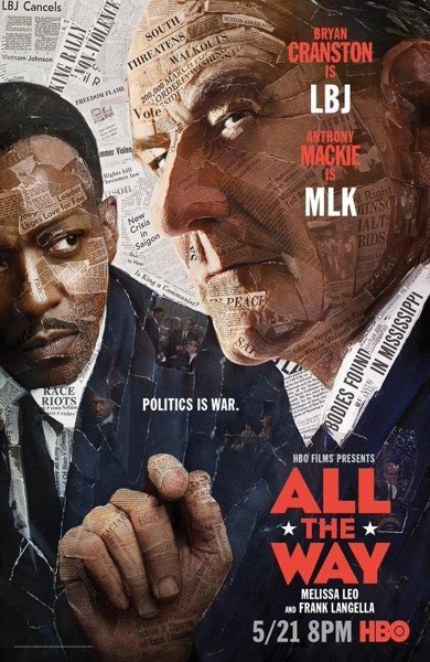 Poster of All the Way, the 2016 movie by Jay Roach