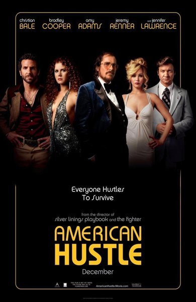 Poster of American Hustle, the 2013 movie by David O. Russell