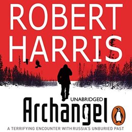 Audiobook cover of Archangel, the 1998 book by Robert Harris.