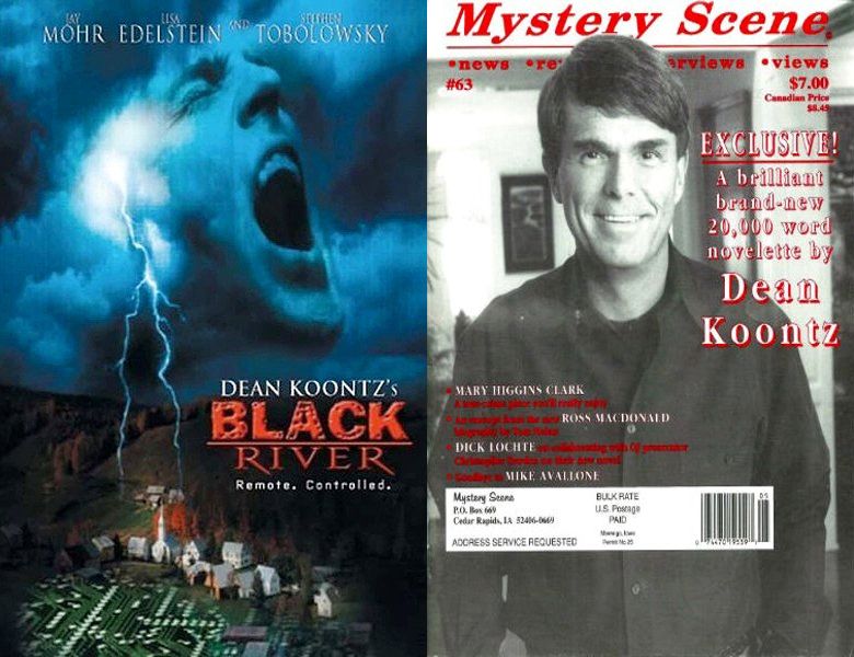 Black River. Poster of the 2001 movie and cover of the 1999 book