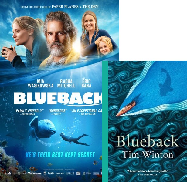 Blueback. The 2022 movie compared to the 1997 book