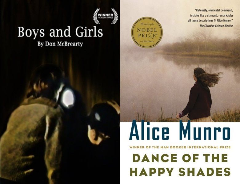 Boys and Girls. Poster of the 1983 movie and cover of the 1964 book