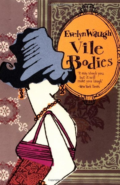 Cover of Vile Bodies, the 1930 book by Evelyn Waugh
