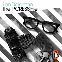 Audiobook cover of The Ipcress File, the 1962 book by Len Deighton.