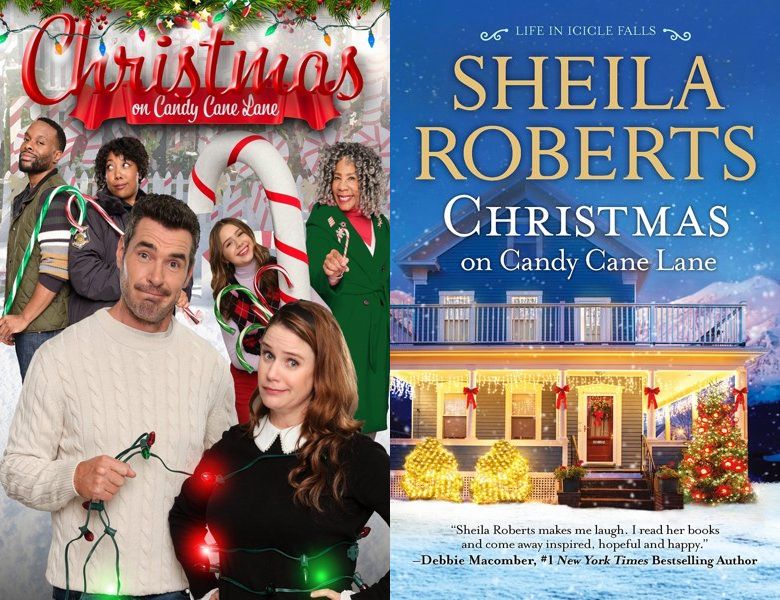 Christmas on Candy Cane Lane (2022) movie vs book