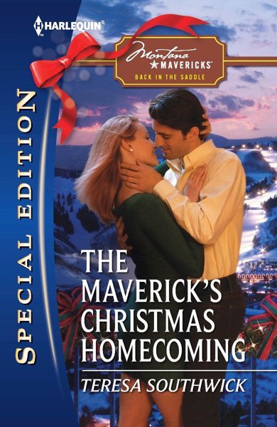 Cover of The Maverick's Christmas Homecoming, the 2012 book by Teresa Southwick