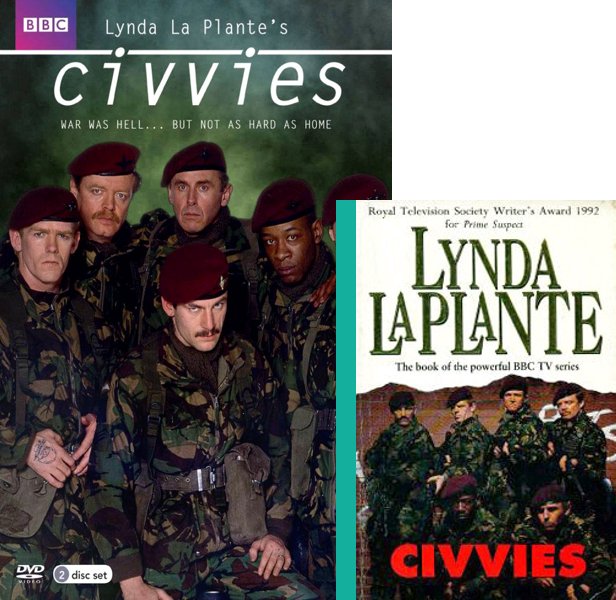 Civvies. The 1992 TV series compared to the TV series novelization