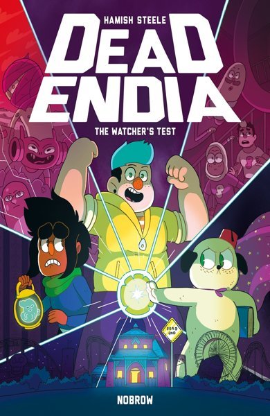 Cover of DeadEndia: The Watcher's Test, the 2018 comic book by Hamish Steele
