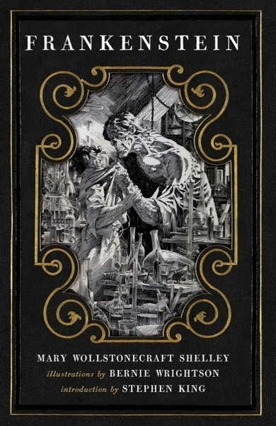 Cover of Frankenstein, the 1818 book by Mary Wollstonecraft Shelley