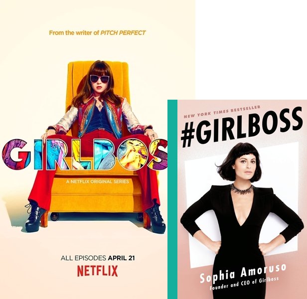 Girlboss. The 2017 TV series compared to the 2014 book, #Girlboss