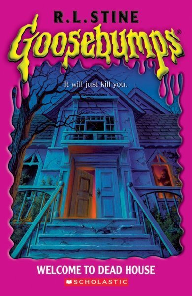 Cover of Welcome to Dead House, the 1992 book by R.L. Stine