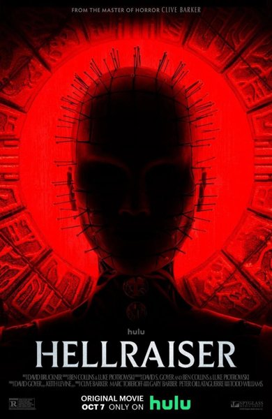 Poster of Hellraiser, the 2022 movie by David Bruckner