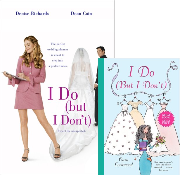 I Do (2004) Movie poster and book cover compared.