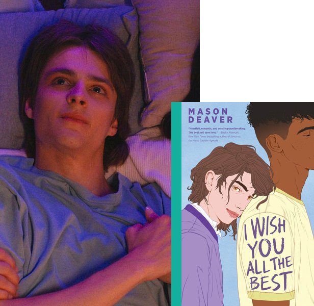 I Wish You All the Best (2024) Movie poster and book cover compared.