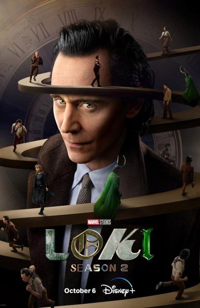 Poster of Loki, the 2021 TV series by Michael Waldron