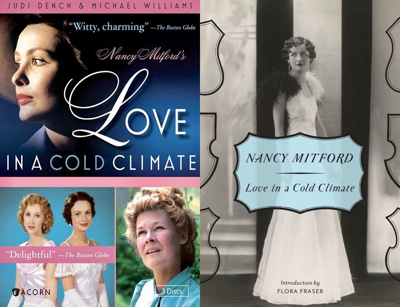 Love in a Cold Climate. Poster of the 1980 TV series and cover of the 1949 book