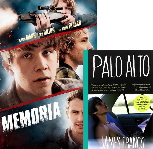 Memoria (2015) Movie poster and book cover compared.