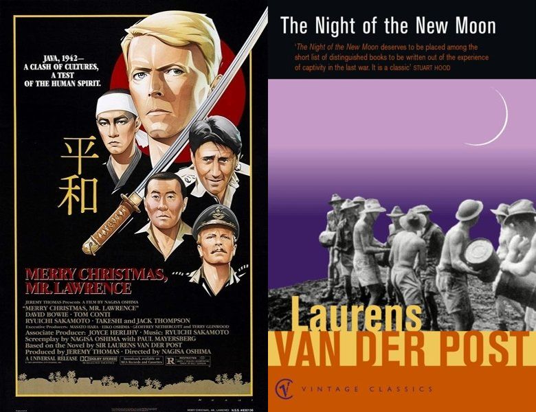 Merry Christmas Mr. Lawrence. Poster of the 1983 movie and cover of the 1970 book, The Night of the New Moon