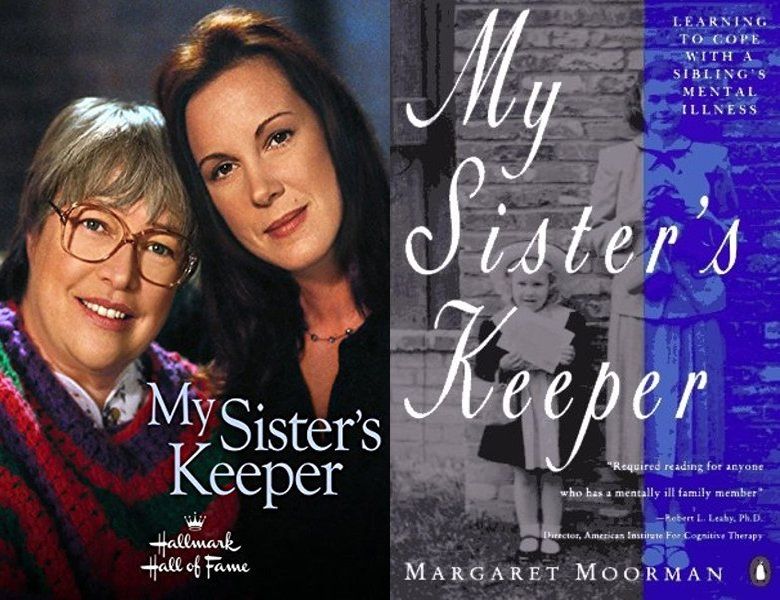 My Sister's Keeper. Poster of the 2002 movie and cover of the 1992 book
