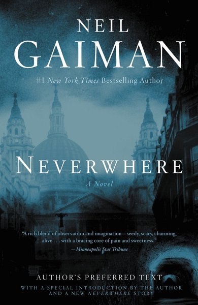 Cover of Neverwhere, the 1996 book by Neil Gaiman