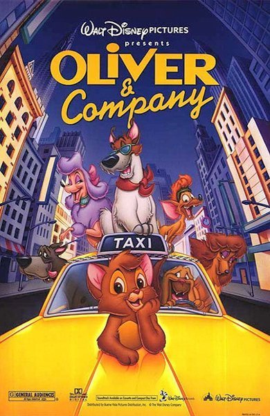Poster of Oliver & Company, the 1988 movie by George Scribner