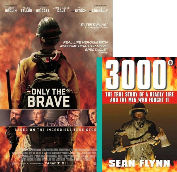 Only the Brave. The 2017 movie compared to the 2002 book, 3000 Degrees