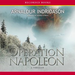 Audiobook cover of Operation Napoleon, the 1999 book by Arnaldur Indriðason.