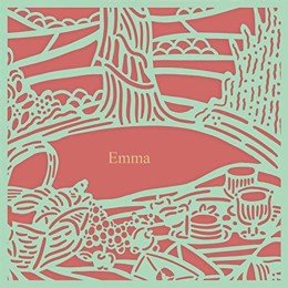 Audiobook cover of Emma, the 1815 book by Jane Austen.