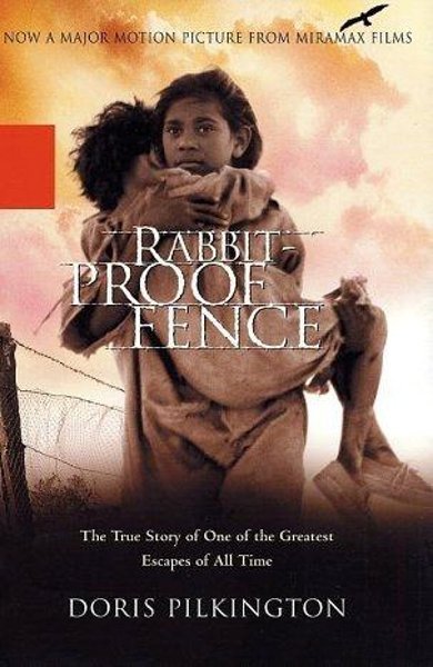 Cover of Rabbit-Proof Fence, the 1996 book by Doris Pilkington