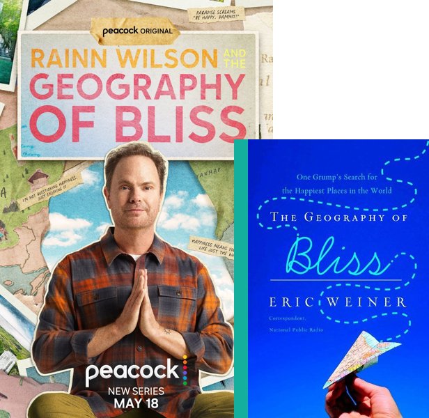 Rainn Wilson and the Geography of Bliss (2023) movie vs book