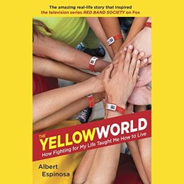 Audiobook cover of The Yellow World, the 2008 book by Albert Espinosa.