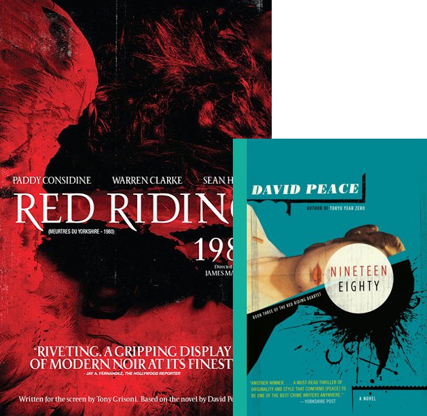 Red Riding: The Year of Our Lord 1980 (2009) Movie poster and book cover compared.