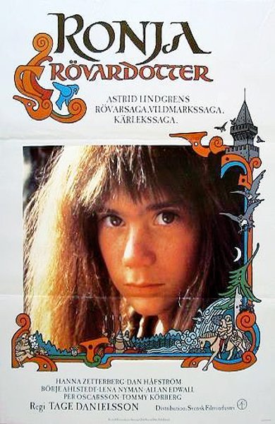 Poster of Ronia: The Robber's Daughter, the 1984 movie by Tage Danielsson
