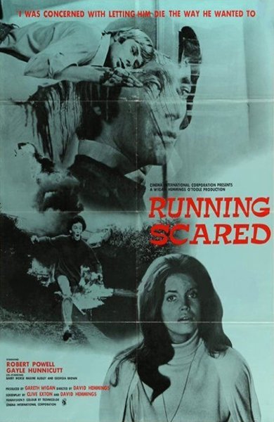 Poster of Running Scared, the 1972 movie by David Hemmings