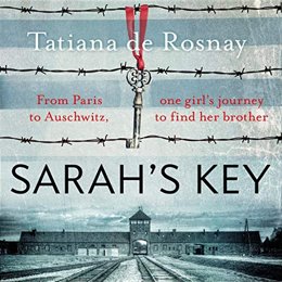 Audiobook cover of Sarah's Key, the 2006 book by Tatiana de Rosnay.