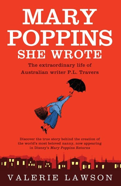 Cover of Mary Poppins, She Wrote, the 1999 book by Valerie Lawson