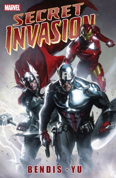 Cover of Secret Invasion, the 2009 comic book by Brian Michael Bendis and Leinil Francis Yu