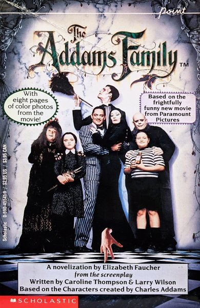 Cover of The Addams Family, the 1991 book by Elizabeth Faucher
