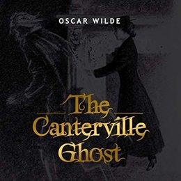 Audiobook cover of The Canterville Ghost, the 1887 book by Oscar Wilde.